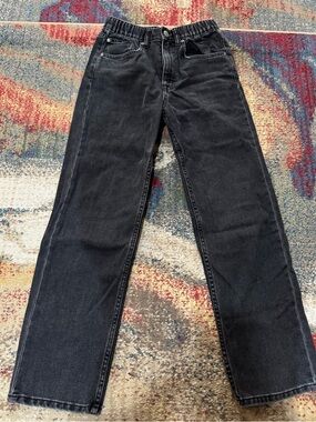 Pull&Bear Black Elastic Waist Jeans